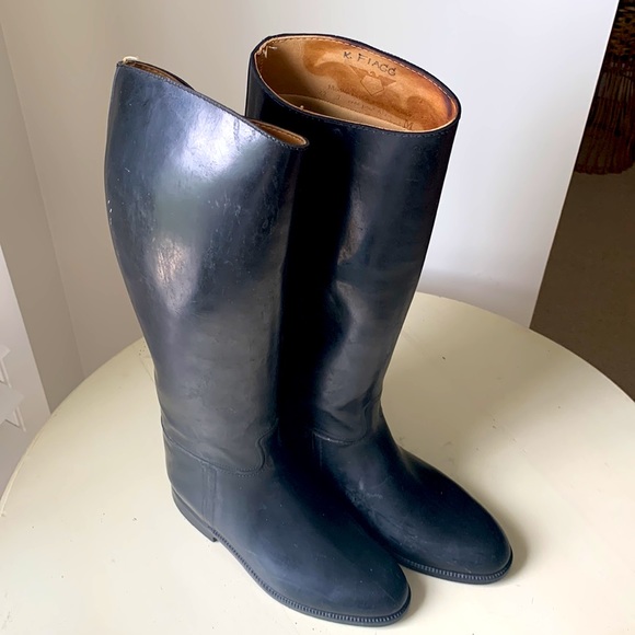 AIGLE Damen Reitstiefel braun Coupe Saumur Cree Pour Gr. 40 in